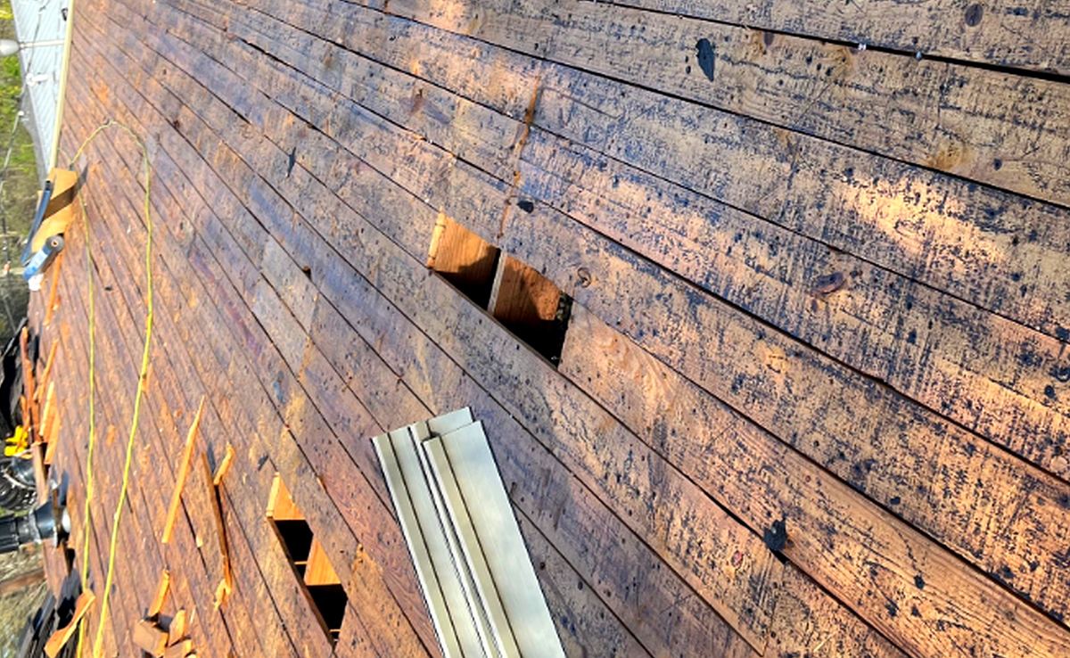 Before roof replacement - project 4 - Empire K Roofing