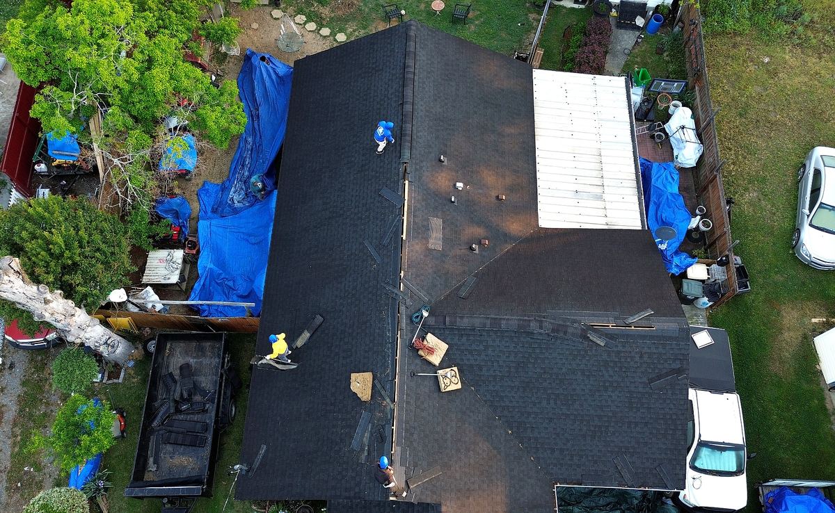 Before roof replacement - project 5 - Empire K Roofing